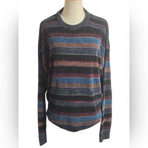 Dockers Velour Striped Men's Sweater